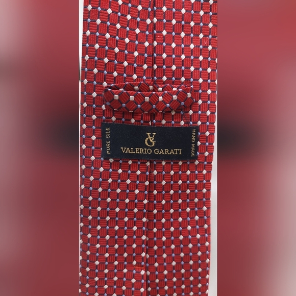Valerio Garati Classic VG 100%  Silk Handmade Neck Tie- ITALY - Picture 5 of 8